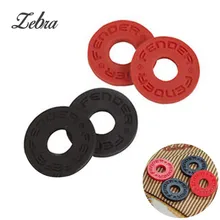 Зебры 4 шт./компл. электрическая бас-гитара ремешок блоки каучуковый ремешок замком для гитары укулеле Музыкальные инструменты запасные части