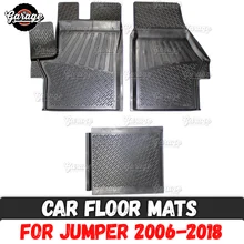 Автомобильные коврики чехол для Citroen Jumper 2006- Резина 1 комплект/3 шт. аксессуары защита ковра автомобиля Стайлинг украшения