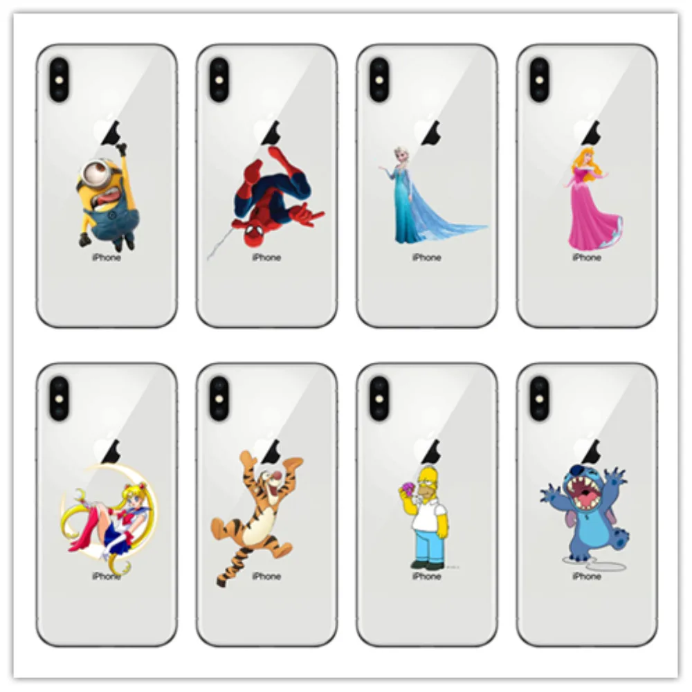 

kuliai luxury For iphone 8 plus case The Cartoons Anime Phone Case For iPhone X 4 4S 5 5S 5C SE 6 6S 7 8 Plus XS XR XS MAX