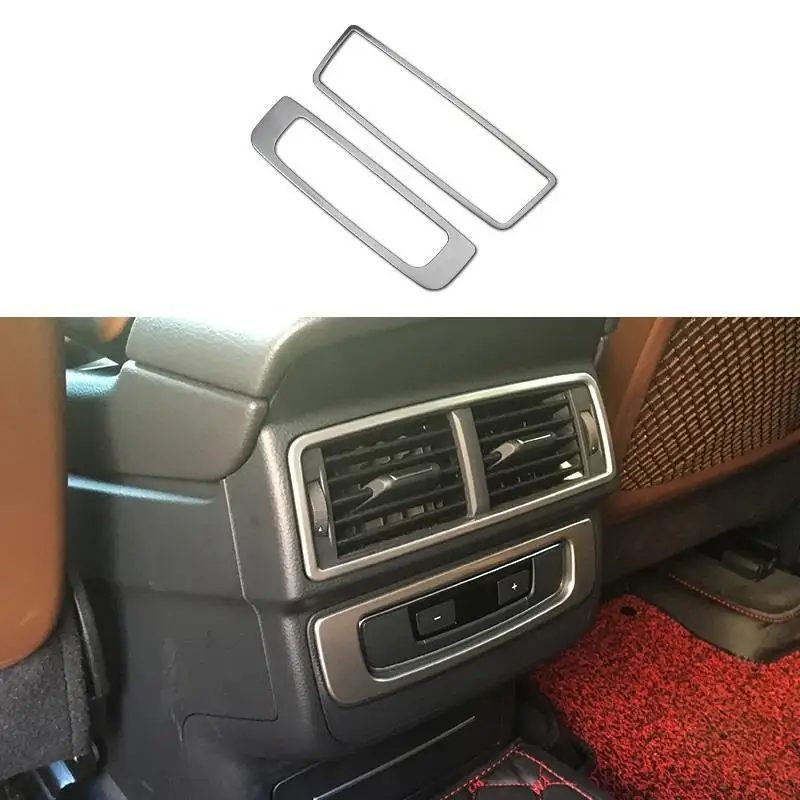 

Cup Gear Air conditioner interior promote chromium trim parts modification car styling accessory mouldings 16 17 18 FOR Audi Q7