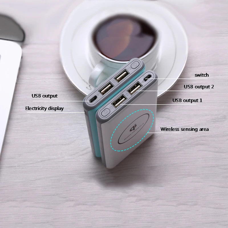 Fast Wireless Charging Power Bank 10000mAh Portable Mobile Phone Charger 2 USB Wireless Charger Powerbank For iPhone Samsung S9 Fast Wireless Charging Power Bank 10000mAh Portable Mobile Phone Charger 2 USB Wireless Charger Powerbank For iPhone Samsung S9