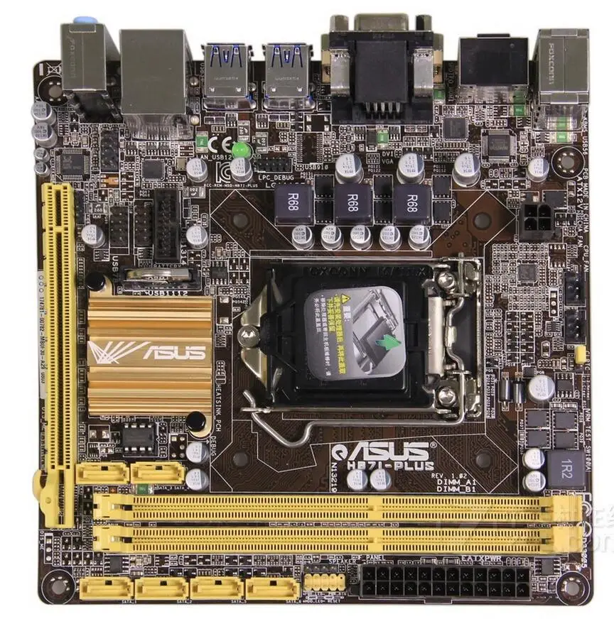 

MINI-ITX Socket LGA 1150 For ASUS H87I-PLUS Original Used Desktop for Intel H87 Motherboard DDR3 USB3.0 SATA3 PCI-E3.0