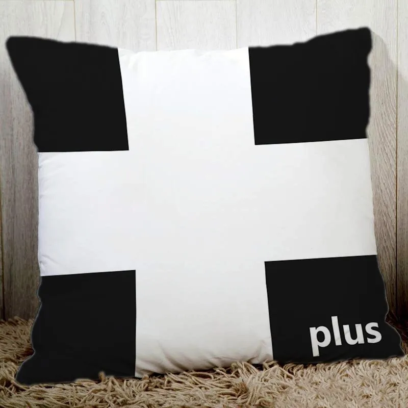 

2019 Geometric Cushion Cover Black White Polyester Throw Pillow Case Striped Dotted Grid Triangular Geometric Art Cushion Cover