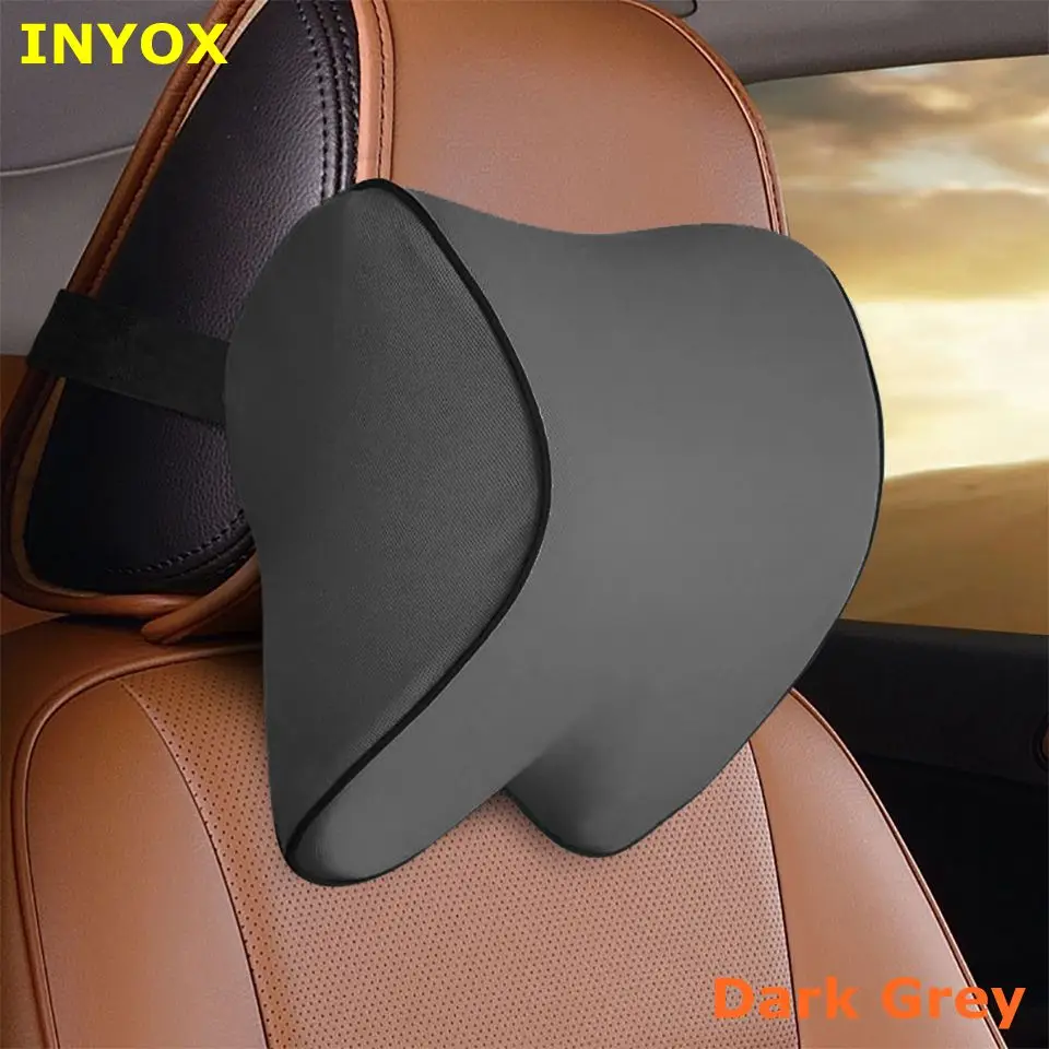 Автомобильная подушка M1 для шеи и подголовника универсальная 3D из хлопка с