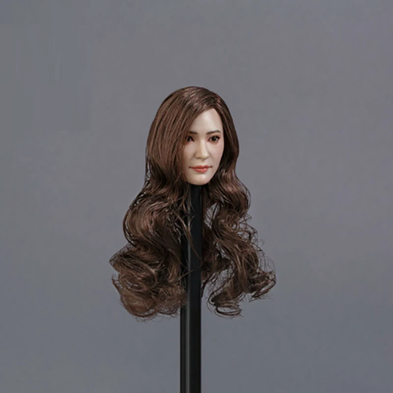Масштаб 1/6 GACTOYS GC014 Abc Mi Yang женская голова Лепка азиатская Женская сверхзвезда
