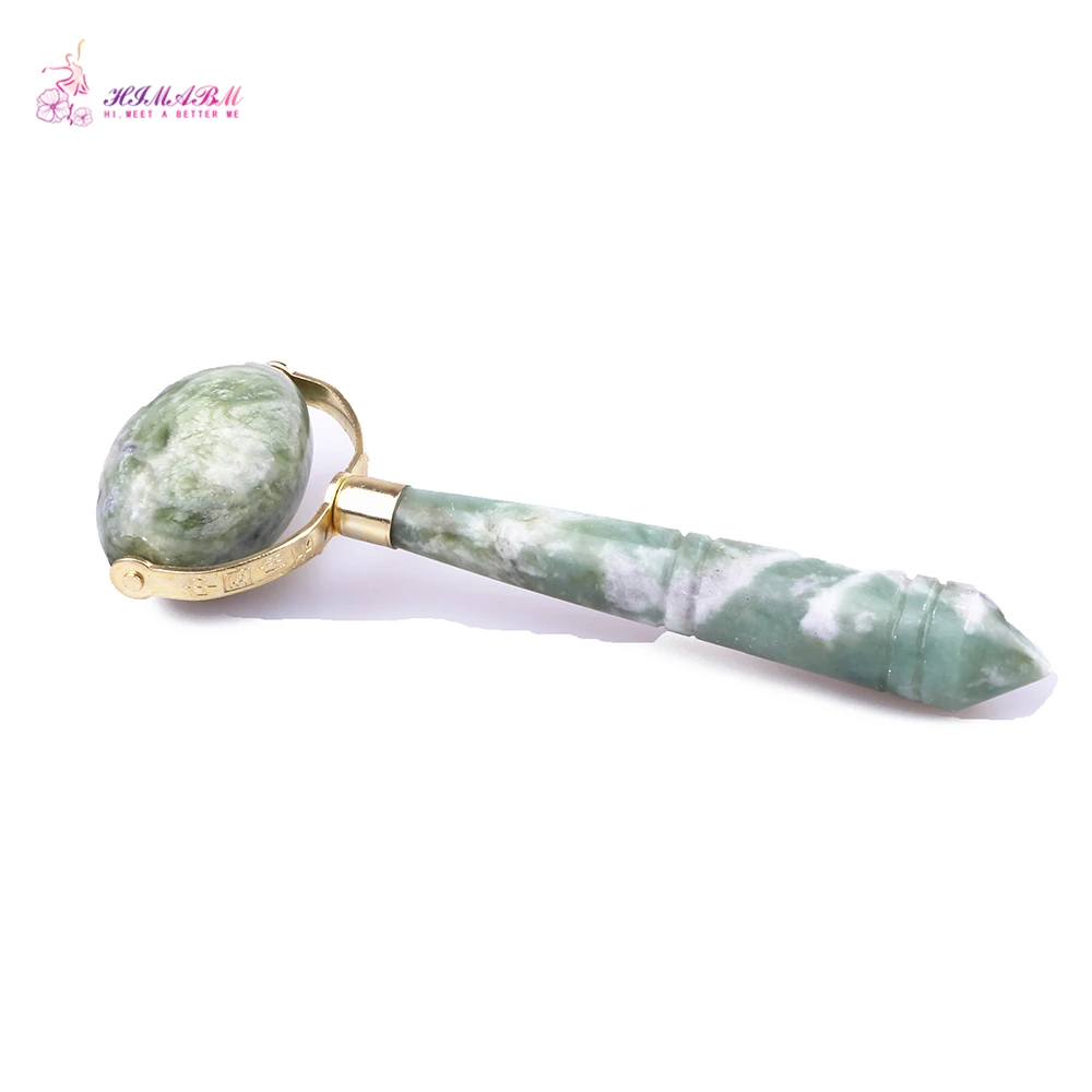 HIMABM Xiuyan Jade Facial Massage Roller Anti Wrinkle Neck Thin Face Beauty Bar stick Body Massage Face Slimming Wheel HIMABM Xiuyan Jade Facial Massage Roller Anti Wrinkle Neck Thin Face Beauty Bar stick Body Massage Face Slimming Wheel