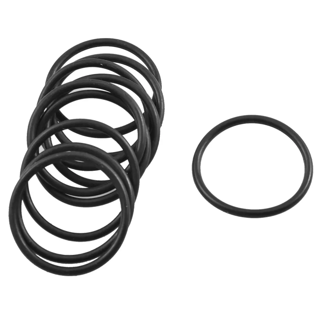 Uxcell 10 Pcs 1.8Mm Black Rubber Flexible Oil Seal Gasket O Rings Id