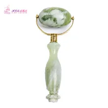 100% Natural jade facial massage roller anti wrinkle thin face beauty bar stick face slimming wheel body massage 100% Natural jade facial massage roller anti wrinkle thin face beauty bar stick face slimming wheel body massage