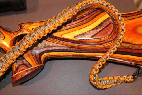 

Paracord Rifle Shotgun Sling GOLDENROD / DESERT CAMO Gun Sling gunsling AlleN