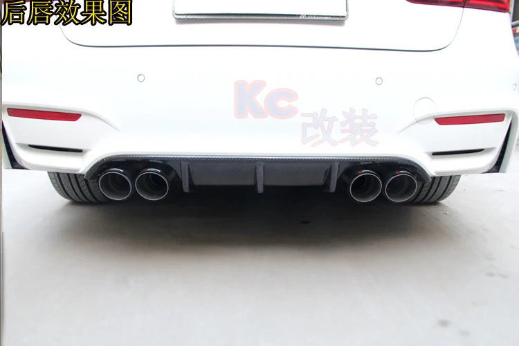 

for F30 TAIWAN AN M3 bodykit bumper carbon fiber P style diffuser 2012 up car styling accessories