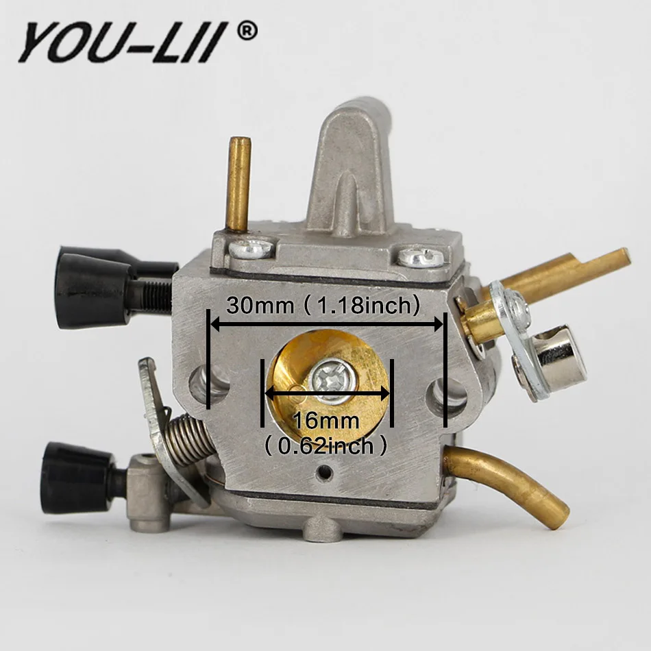 

Карбюратор YOULII, КАРБЮРАТОР ДЛЯ ТРИММЕРА STIHL FS120 FS200 FS200R FS250 FS300 FS350, кусторез 4134 120 0653