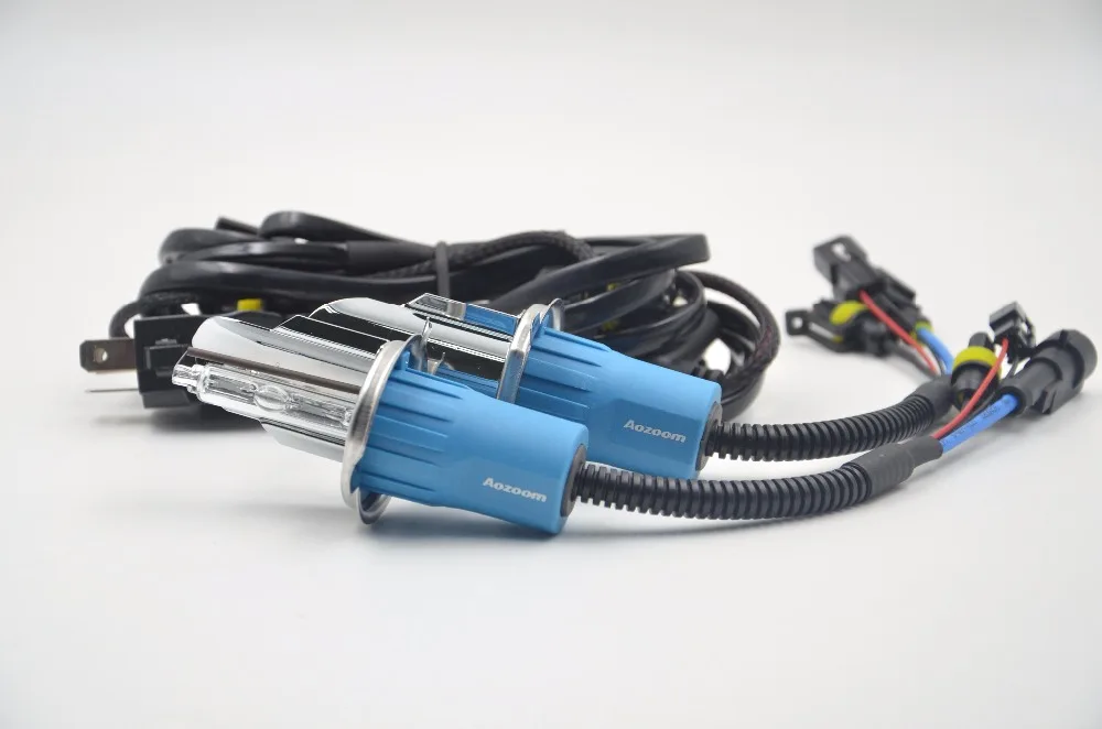 Aozoom Высокое качество 1 piar AC 12v 35w H4 высокая низкая лампа для автомобильных фар |