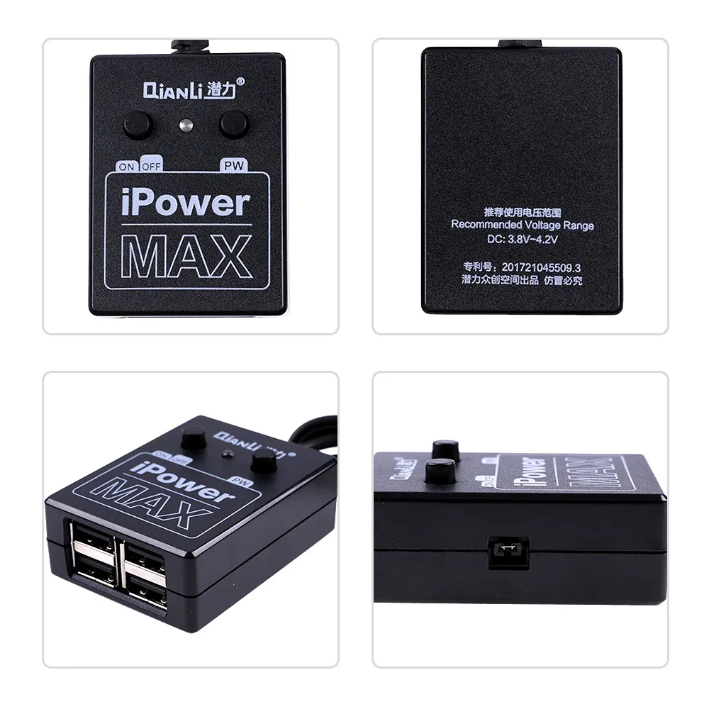 Новый &quotQIANLI&quot iPower Max телефон ремонт мощность ток Тестовый Кабель с вкл/Выкл