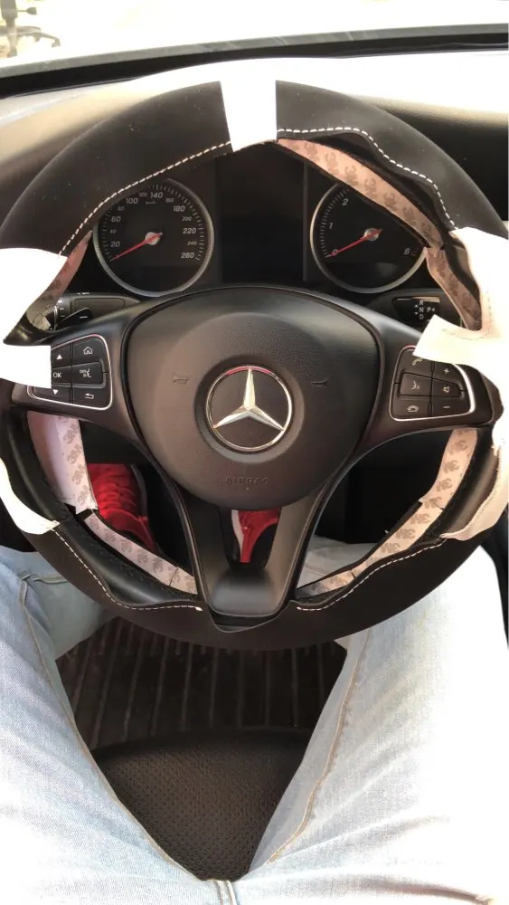 Mercedes SLS R 197 a partir de 10.10 tapices gamuza negro con borde rojo