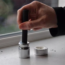 Из нержавеющей стали мокса огнетушитель ролик держатель рулона палка мокса терапия Массажная коробка бездымный Акупунктура Артемия