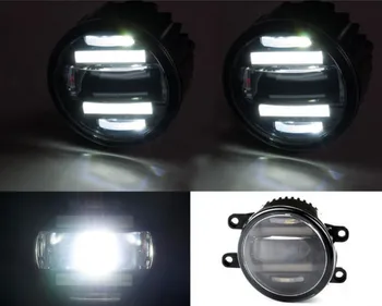 

JanDeNing Car Refit Super bright 2 in 1 functions LED lens fog lamp + daylight lamp for LEXUS CT200H/LX570