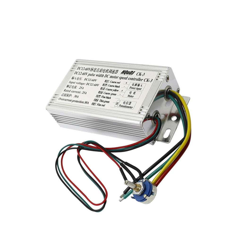 

PWM High Power DC Motor Speed Controller 12V-60V 25A 1000W