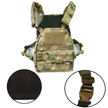 Тактический Камуфляжный жилет, детский жилет без рукавов, защитная броня, штурмовая пластина, CS жилеты, детская дышащая страйкбольная армейская одежда