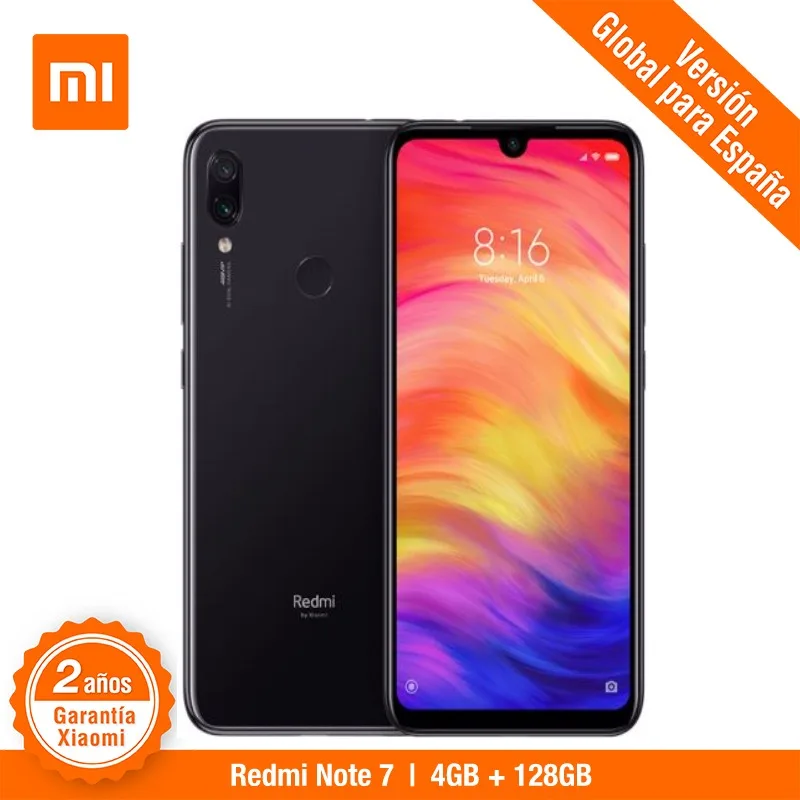 

[Global Version for Spain] Xiaomi Redmi Note 7 (Memoria interna de 128GB, RAM de 4GB,Camara dual trasera de 48 MP)