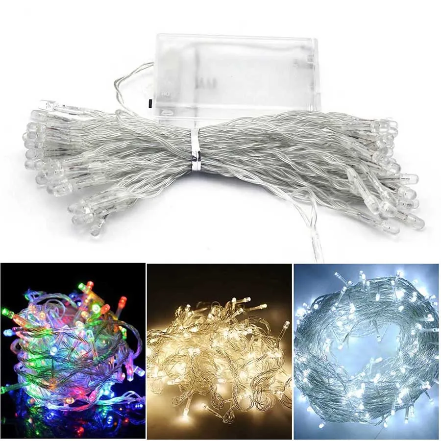 

DC12V 30m 50m copper string Fairy Lights Battery Powered Flexible Lights Christmas Decorative Lighting New Year Party Wedding
