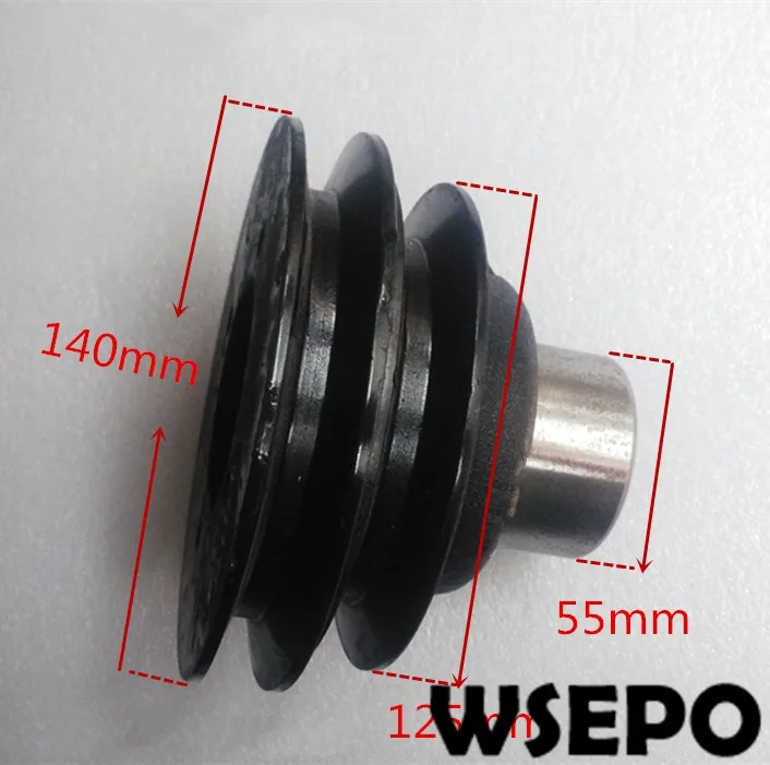 4100,4102 double groove belt pulley