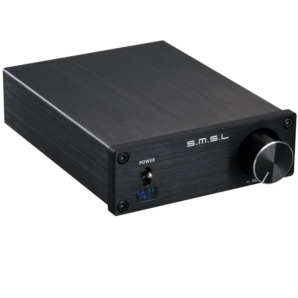 Цифровой усилитель SMSL SA S3 PRO 30W2 TDA7492PE HIFI + источник питания 15V4A (черный)|Усилители