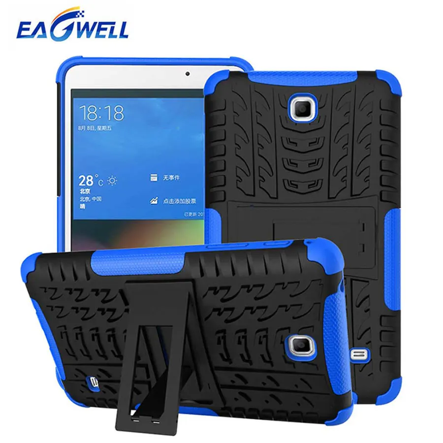 

7" Shockproof Case For Samsung Galaxy Tab 4 7.0 inch T230 T231 Removable Heavy Duty Armor Hard Cover Kickstand Stand Tablet Case