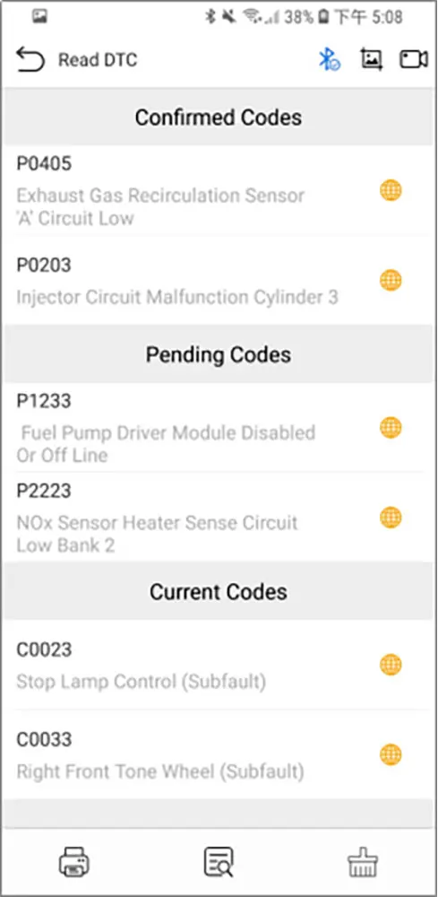 HUMZOR NEXZSCAN NL50 Bluetooth 4,2 Профессиональный OBDII сканирующий инструмент автомобильный считыватель кода для Android и iOS системы