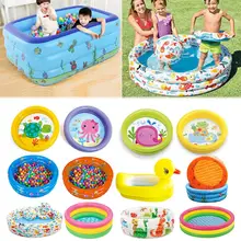 Надувные детские ванночки для купания новорожденных, уплотненные Детские Мультяшные портативные ванночки для ванной, безопасный плавательный бассейн ming