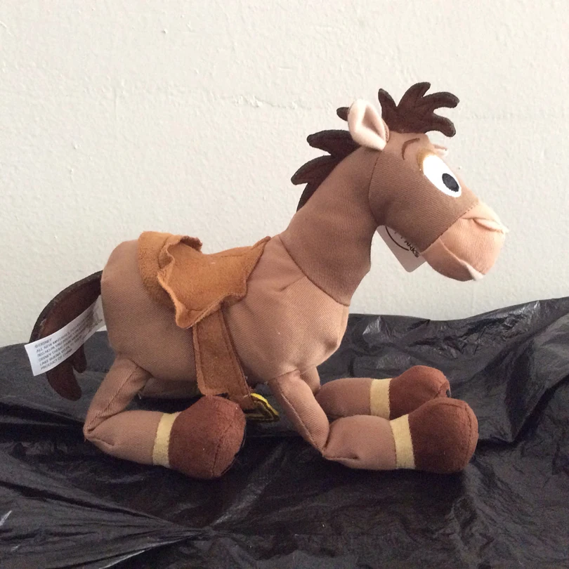 Free Shipping 23cm 9'' Toy Story Bullseye The Horse Figure Soft Kids Doll For Children's Gift