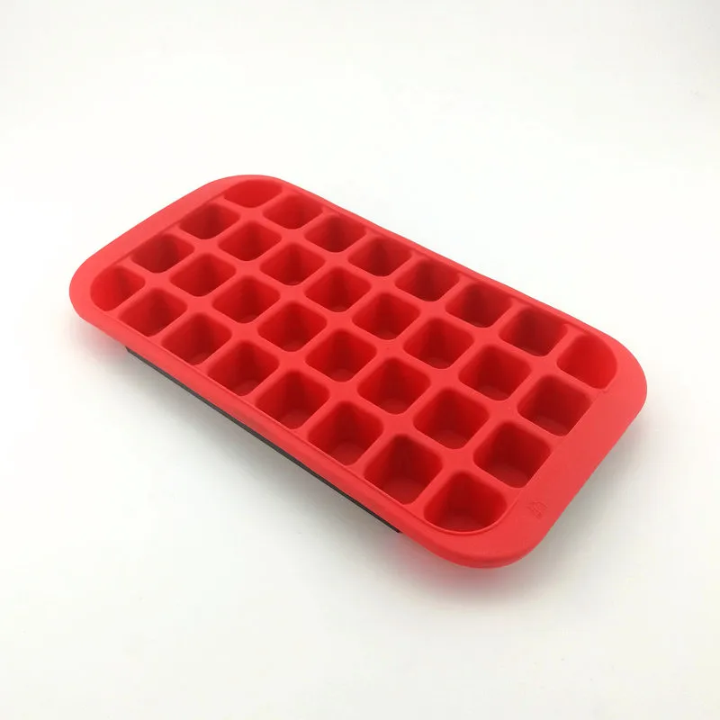 LIXYMO, 1 набор, большой кубик льда, 32 отверстия, поднос, формы для приготовления, вечерние, для кухни, сделай сам, формы для мороженого, силиконовая форма с PP лотком