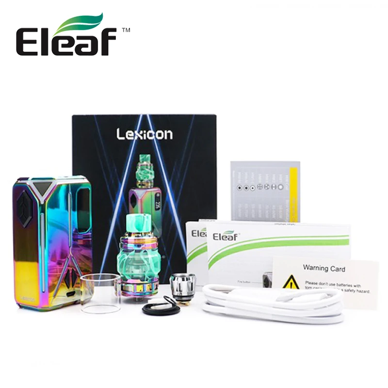 Аутентичные Eleaf лексика 235 Вт TC комплект с Элло Duro 6 5 мл бак распылитель HW M 0.15ohm