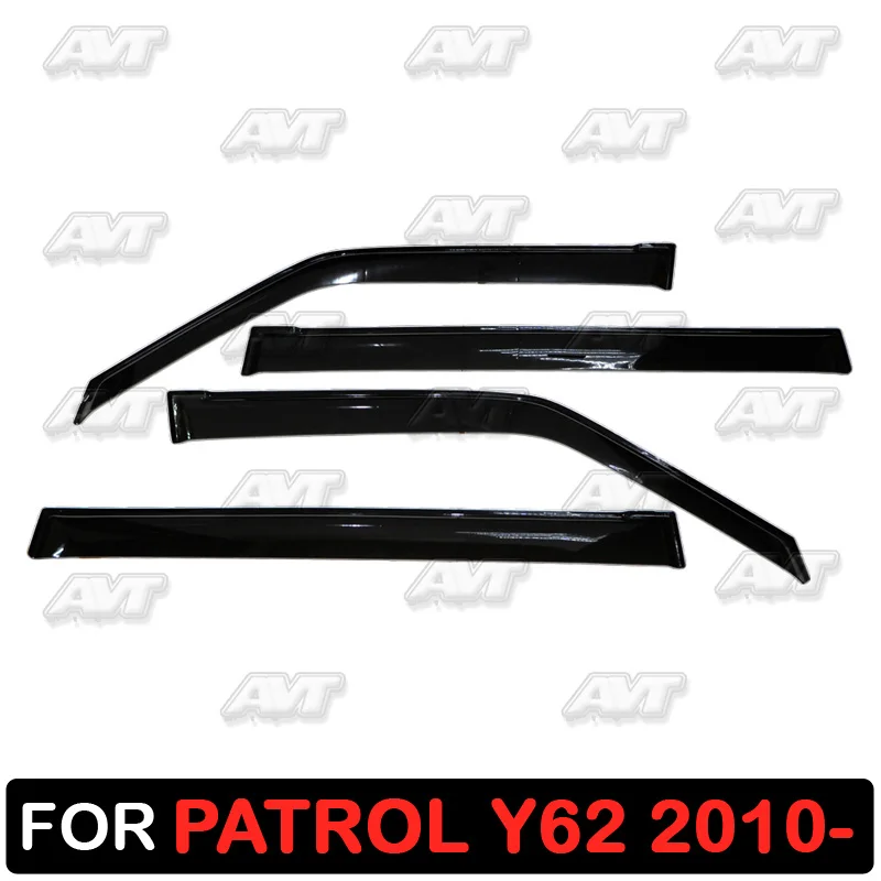 Window deflectors for Nissan Patrol Y62 2010 1 set 4 pcs car styling