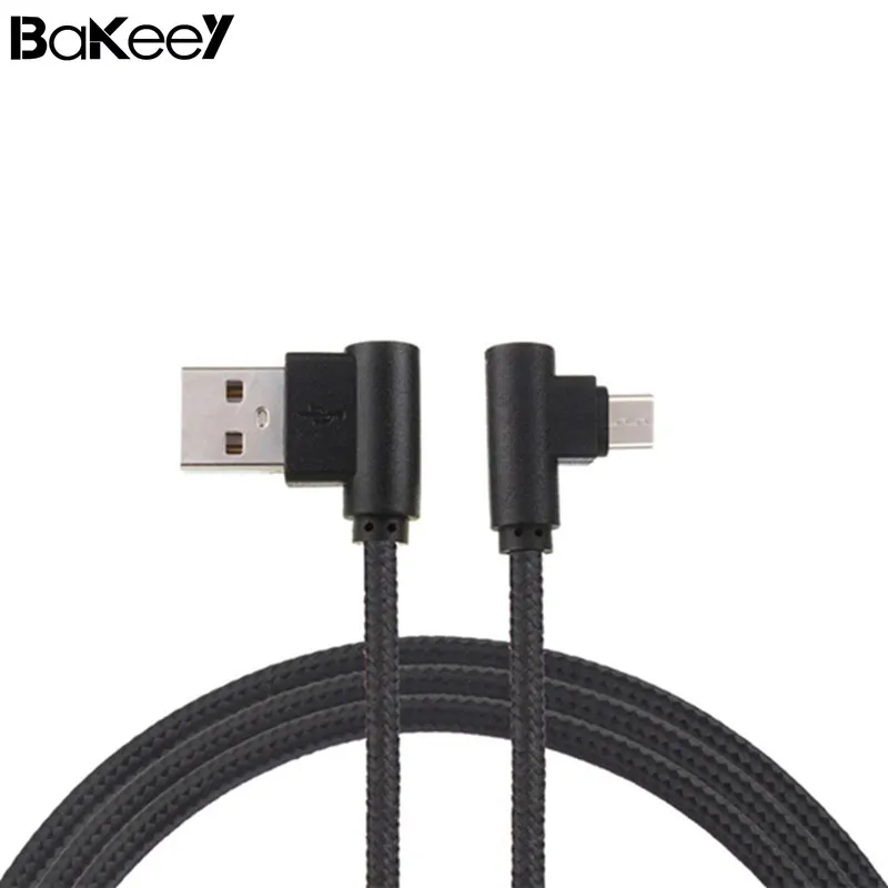 Bakeey 90 градусов микро USB Быстрый зарядный кабель 25 см для Xiaomi Redmi Note 4 4X для samsung S7 S6 Edge