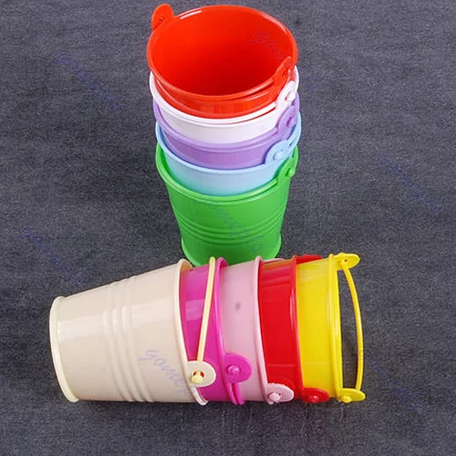 

10pcs/set Mini Chocolate Cute Candy Bucket Keg Wedding Party Favors Kisses DIY