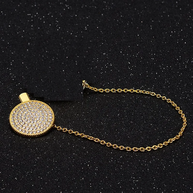 

MIYOCAR bling bling pacifier clip special item for baby pacifier holder pacifier chain dummy clip chain