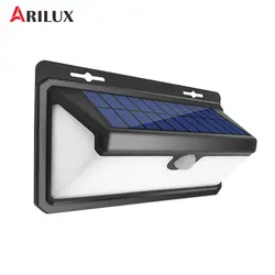 ARILUX светодио дный 100 Вт 4,4 Солнечный свет лампы движения PIR сенсор открытый водостойкий сад настенный светильник безопасности 3 режима