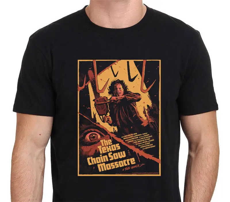 

Design A Shirt Graphic Men The Texas Chainsaw Massacre O-Neck Short-Sleeve Tees