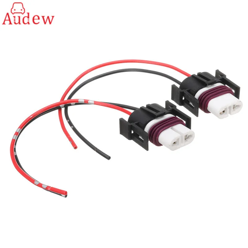 

2Pcs H11 Adapter Wiring Harness Socket Car Auto Fog Light Wire Connector Cable Plug For HID LED Headlight Lamp Bulb