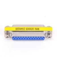 D-SUB DB25 Female to Female Connector Adapter Mini Gender Changer Printer Parallel LPT Port F TO F 3