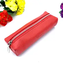 Модная вместительная кожаная женская сумка для ключей на молнии, дамская сумка для ключей от машины, натуральная кожа, многофункциональные кошельки для ключей с замком на талии