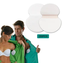 200 шт летние дезодоранты подмышек Пот колодки одноразовые впитывающие пот хлопчатобумажные нашивки против пота наклейки