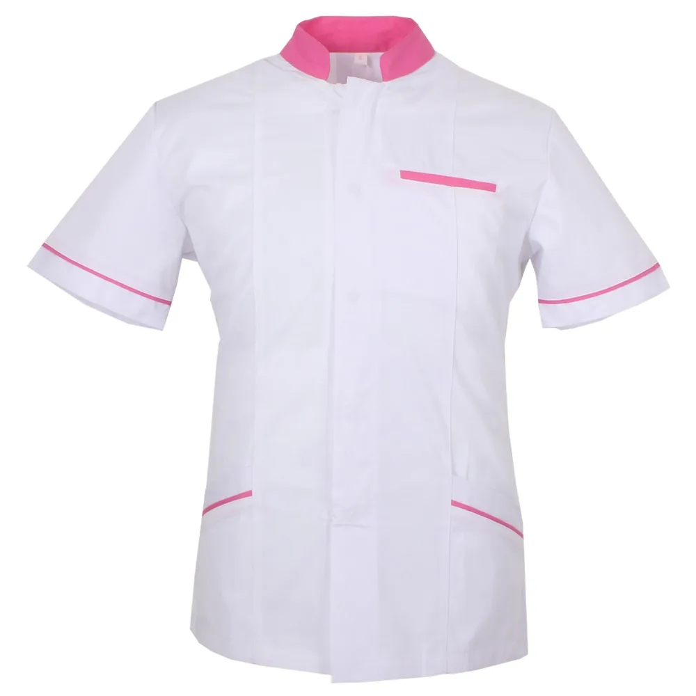 CASACA SENORA MANGAS CORTAS UNIFORME LABORAL MEDICO ENFERMERI CLINICA LIMPIEZA VETERINARIA SANIDAD hosteeria-REF.701