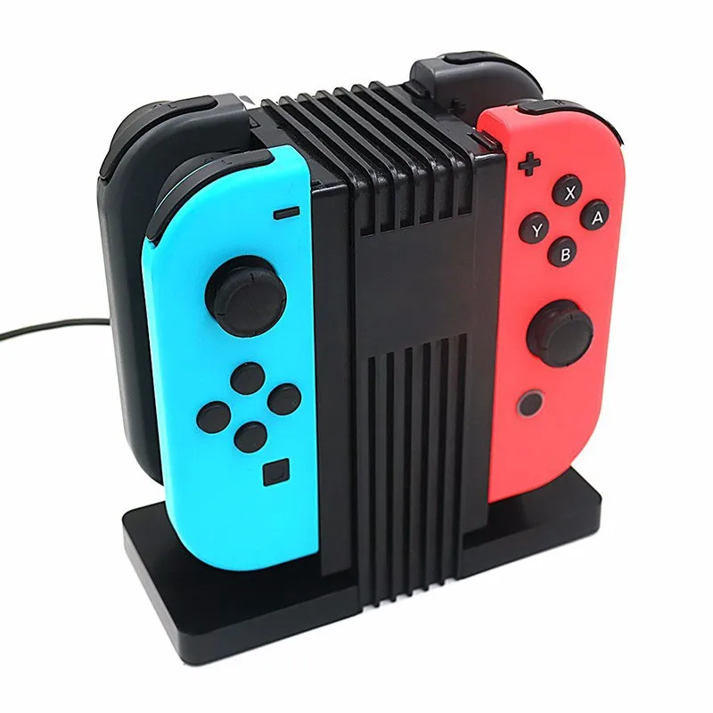 

4 In 1 Game Controller Charger For Nintend Switch Gamepad Stand Dock Station Charger For Nintend Switch Pro With Blue LED Light