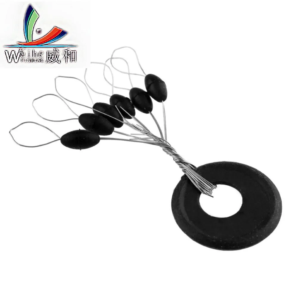 

10 Group 60 Pcs Original Plastic Resistance Oval Space Bean Float So As Not To Damage Floating Lock Position Fishing Accessories