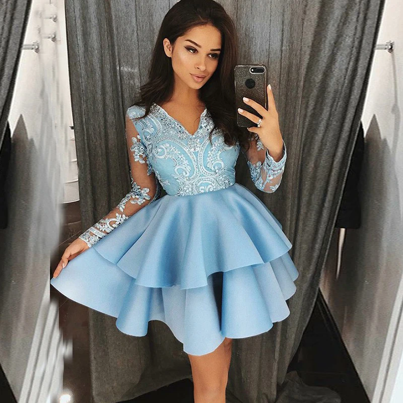 teal hoco dress