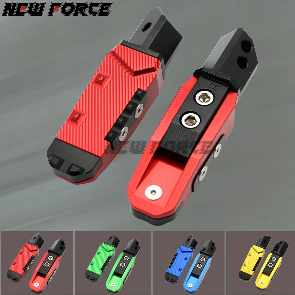 Motorcycle Street Bike Rear Foot Pegs Pedal For HONDA XL CB VT VTR NT CBF CBR NTV 125 250 400 500 600 650 750 800 900 1000 photo