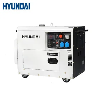 

Diesel generator Hyundai DHY 6000SE Power home appliances Backup source during power outages Diesel power stations