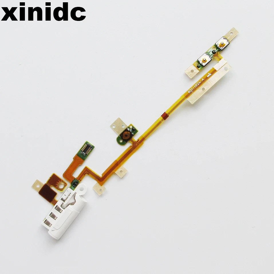 Xinidc Original New Headphone Audio Jack Flex Cable For iPod Nano 6 Power Volume Flex Cable Replacement