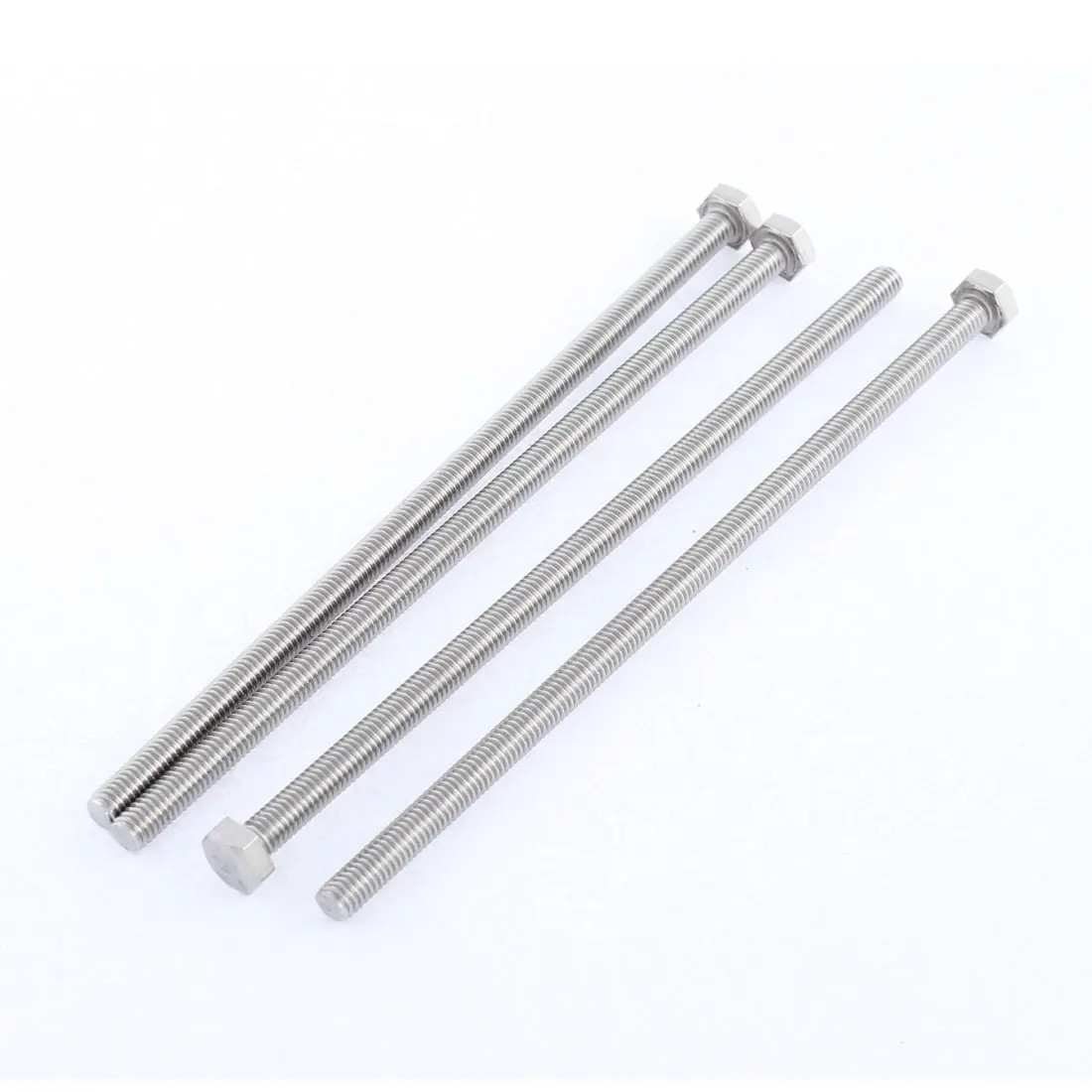 

UXCELL 4 Pcs M6 X 150Mm Metric 304 Stainless Steel Fully Threaded Hex Head Screw Bolt